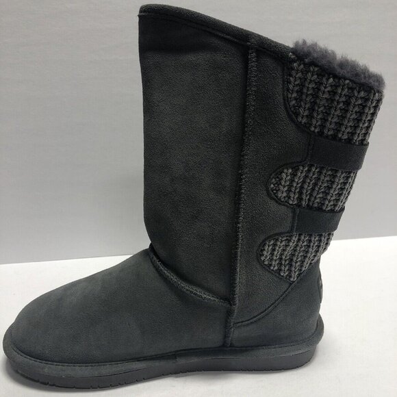 Bearpaw Women's Boshie, Charcoal Winter Boots, Size 9M